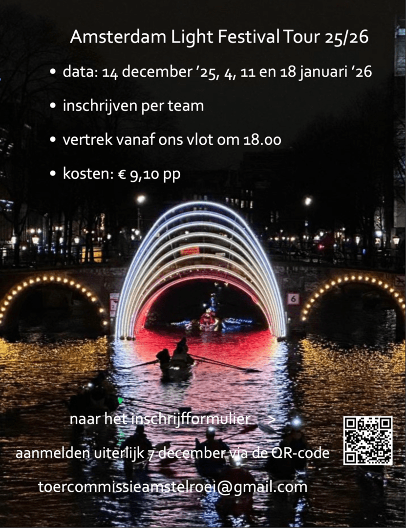 Poster Amsterdam Light Festival 25-26